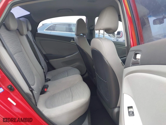 2016 Hyundai Accent SE with VIN KMHCT4AE6GU125539, listed as a IAAI auction lot 41906648 with 100,323 mi miles. Bid and sale history available at carsss.com. Image 8.