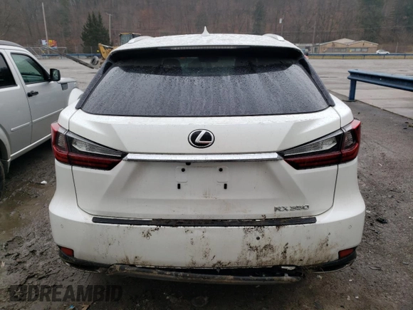 2021 Lexus RX with VIN 2T2HZMDAXMC271609, listed as a Copart auction lot 36584433 with 29,672 mi miles. Bid and sale history available at carsss.com. Image 6.