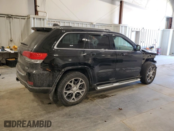 2018 Jeep Grand Cherokee Limited with VIN 1C4RJFBT7JC396491, listed as a Copart auction lot 41676805 with 95,913 mi miles and Non repairable. Bid and sale history available at DreamBid. Image 3.