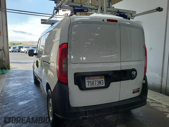 2015 Ram ProMaster City Cargo Tradesman with VIN ZFBERFAT0F6A59133, listed as a IAAI auction lot 42293293 with 103,722 mi miles and . Bid and sale history available at DreamBid. Image 42.