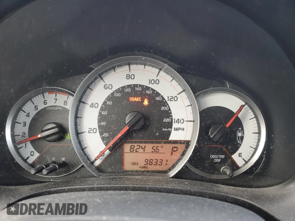 2013 Toyota Yaris L with VIN JTDKTUD30DD563690, listed as a Copart auction lot 50710715 with 98,331 mi miles and Salvage Title. Bid and sale history available at DreamBid. Image 9.