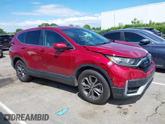 2021 Honda CR-V EX-L with VIN 5J6RW2H86MA003121, listed as a IAAI auction lot 42232716 with 53,747 mi miles and . Bid and sale history available at DreamBid. Image 13.
