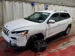 2018 Jeep Cherokee Latitude Plus with VIN 1C4PJMLBXJD561297, listed as a Copart auction lot 42492035 with 90,225 mi miles and Salvage Title. Bid and sale history available at DreamBid. Image 1.