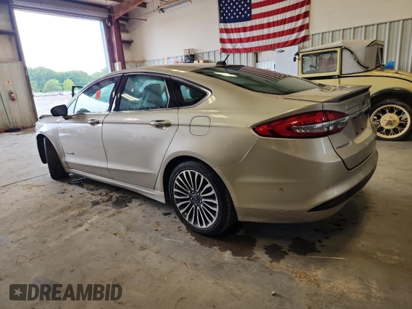 2017 Ford Fusion Hybrid Titanium with VIN 3FA6P0RUXHR154907, listed as a Copart auction lot 61295105 with 163,862 mi miles and Salvage title. Bid and sale history available at DreamBid. Image 2.