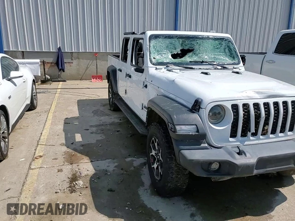 2020 Jeep Gladiator Sport S z VIN 1C6HJTAG1LL147810, wystawiony jako Copart lot #58801765 z przebiegiem 48 103 mil mil oraz Nie do naprawy • Non repairable. Historia ofert i sprzedaży dostępna na DreamBid. Obrazek 14.