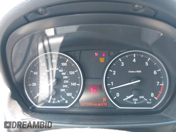 2009 BMW 1 Series 135i with VIN WBAUN93589VK41171, listed as a IAAI auction lot 42397429 with 127,304 mi miles and . Bid and sale history available at DreamBid. Image 7.