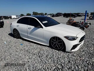 2023 Mercedes-Benz C 300 with VIN W1KAF4GB4PR105492, listed as a Copart auction lot 52427155 with 40,241 mi miles and Salvage title. Bid and sale history available at DreamBid. Image 4.