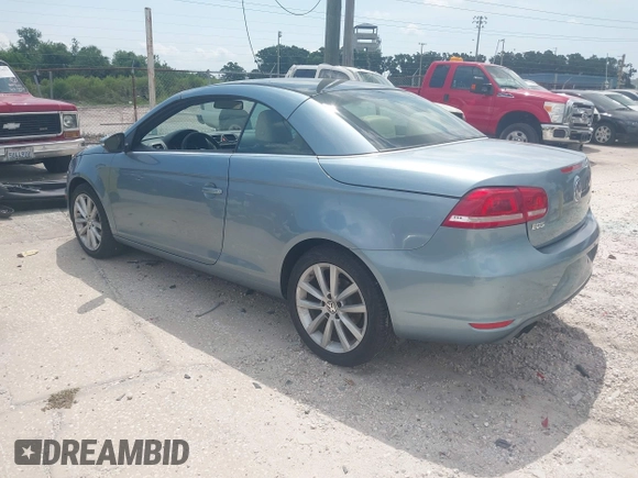 2013 Volkswagen Eos Komfort с VIN WVWBW8AH0DV001877, выставлен на аукционе IAAI как лот 42296540 с пробегом 111 994 миль миль и . История ставок и продаж доступна на DreamBid. Изображение 3.