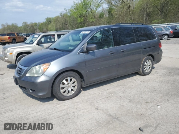 2010 Honda Odyssey EX with VIN 5FNRL3H48AB011905, listed as a Copart auction lot 54990195 with 236,506 mi miles and Clean Title. Bid and sale history available at DreamBid. Image 1.
