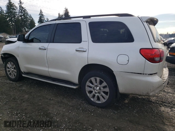 2017 Toyota Sequoia Platinum with VIN 5TDDY5G14HS148117, listed as a Copart auction lot 41897185 with 146,637 mi miles and Salvage Title. Bid and sale history available at carsss.com. Image 2.