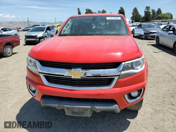 2016 Chevrolet Colorado 4WD LT with VIN 1GCGTCE33G1110703, listed as a Copart auction lot 57070685 with 94,856 mi miles and Salvage title. Bid and sale history available at DreamBid. Image 5.