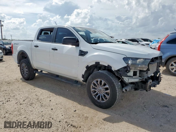 2022 Ford Ranger XL with VIN 1FTER4EH9NLD30176, listed as a Copart auction lot 64240645 with 12,100 mi miles and Salvage title. Bid and sale history available at DreamBid. Image 4.