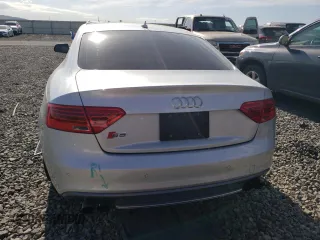 2014 Audi S5 Premium Plus with VIN WAUCGAFR7EA026615, listed as a Copart auction lot 55121824 with 17,817 mi miles and Salvage Title. Bid and sale history available at carsss.com. Image 6.