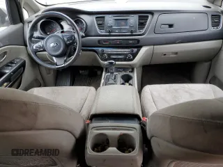 2015 Kia Sedona LX with VIN KNDMB5C17F6070646, listed as a Copart auction lot 56528444 with 231,095 mi miles and Salvage Title. Bid and sale history available at carsss.com. Image 8.