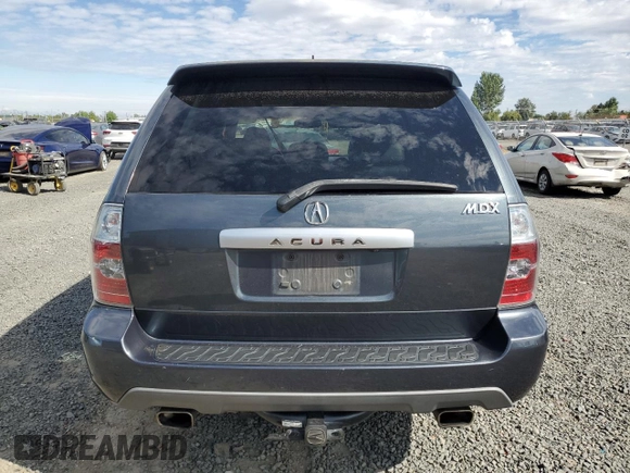2006 Acura MDX Touring RES w/Navi with VIN 2HNYD18926H539024, listed as a Copart auction lot 67788334 with 178,099 mi miles and Salvage Title. Bid and sale history available at carsss.com. Image 6.