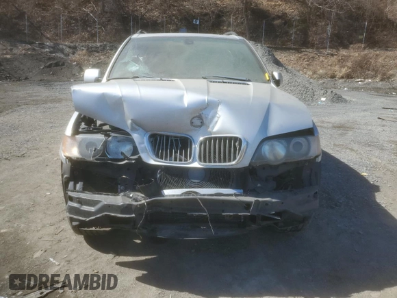 2001 BMW X5 4.4i with VIN WBAFB33581LH19977, listed as a Copart auction lot 48957175 with 0 mi miles and Salvage Title. Bid and sale history available at carsss.com. Image 5.