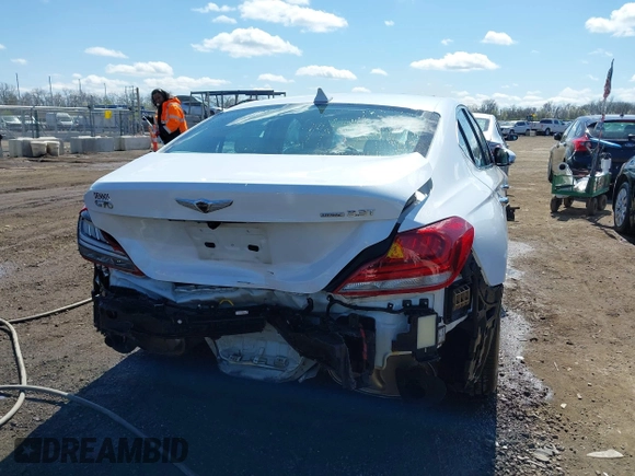 2019 Genesis G70 Advanced with VIN KMTG34LE2KU030490, listed as a IAAI auction lot 41976903 with 61,660 mi miles and . Bid and sale history available at carsss.com. Image 16.