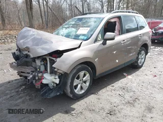 2015 Subaru Forester 2.5i Premium with VIN JF2SJADC9FH586208, listed as a IAAI auction lot 41929248 with 55,540 mi miles. Bid and sale history available at carsss.com. Image 2.
