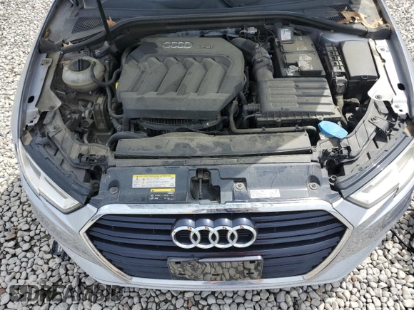 2017 Audi A3 Sedan Premium with VIN WAUAUGFF8H1061063, listed as a Copart auction lot 53995625 with 146,863 mi miles and Clean Title. Bid and sale history available at carsss.com. Image 11.
