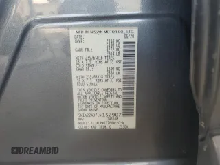 2020 Nissan Murano S with VIN 5N1AZ2AJ7LN152907, listed as a Copart auction lot 61852285 with 86,462 mi miles and Salvage title. Bid and sale history available at DreamBid. Image 12.