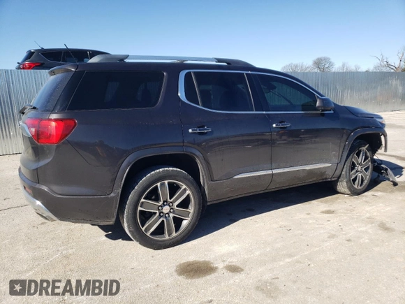 2019 GMC Acadia Denali with VIN 1GKKNPLS0KZ149074, listed as a Copart auction lot 47393255 with 118,557 mi miles and Salvage title. Bid and sale history available at DreamBid. Image 3.