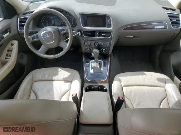 2011 Audi Q5 3.2L Premium Plus with VIN WA1DKAFPXBA019166, listed as a Copart auction lot 48590805 with 0 mi miles and Clean Title. Bid and sale history available at carsss.com. Image 8.