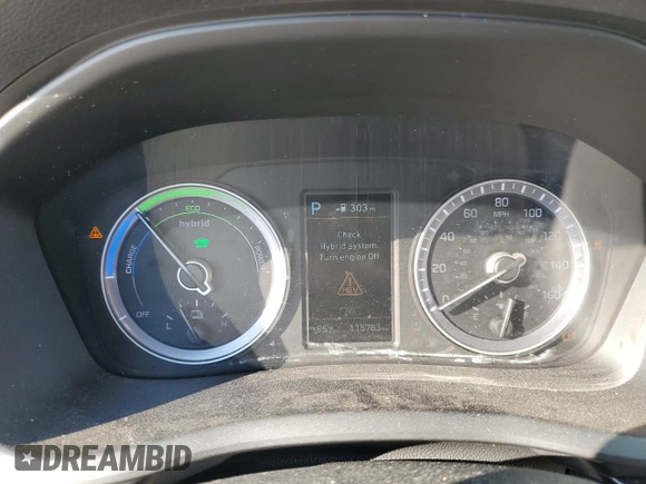 2018 Hyundai Sonata Hybrid SE with VIN KMHE24L36JA077542, listed as a Copart auction lot 73154244 with 115,783 mi miles and Clean Title. Bid and sale history available at carsss.com. Image 9.