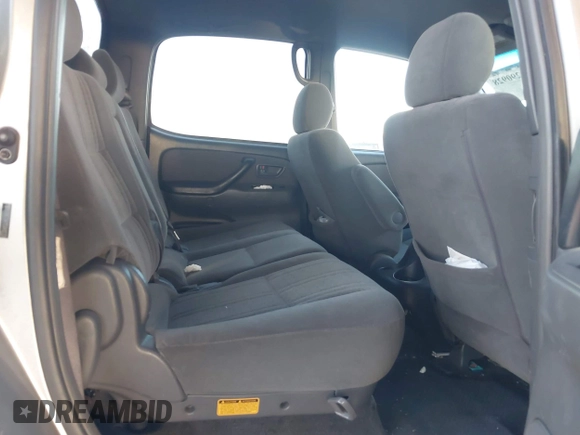 2005 Toyota Tundra SR5 with VIN 5TBET34115S492326, listed as a IAAI auction lot 42290928 with 168,543 mi miles and . Bid and sale history available at DreamBid. Image 8.
