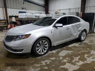 2014 Lincoln MKS with VIN 1LNHL9EKXEG608403, listed as a Copart auction lot 45515075 with 155,508 mi miles and Salvage Title. Bid and sale history available at carsss.com. Image 1.