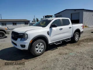 2024 Ford Ranger XL with VIN 1FTER4PH0RLE54615, listed as a Copart auction lot 61637625 with 10,099 mi miles and Salvage title. Bid and sale history available at DreamBid. Image 1.