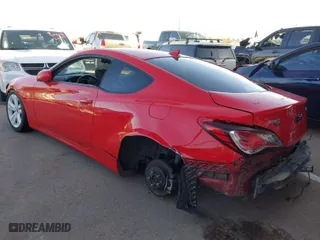 2010 Hyundai Genesis Coupe Premium with VIN KMHHT6KD6AU030624, listed as a IAAI auction lot 41093182 with 1 mi miles. Bid and sale history available at carsss.com. Image 3.