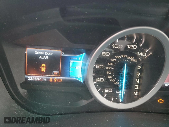 2014 Ford Explorer Limited with VIN 1FM5K7F84EGB85069, listed as a Copart auction lot 52988235 with 222,687 mi miles and Salvage Title. Bid and sale history available at carsss.com. Image 9.