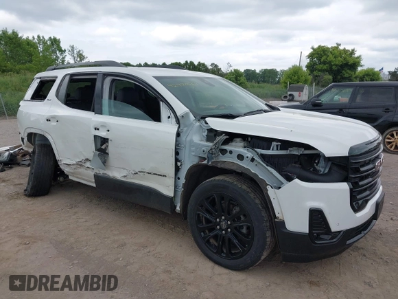2023 GMC Acadia SLT with VIN 1GKKNUL43PZ102273, listed as a IAAI auction lot 42470568 with 24,161 mi miles and . Bid and sale history available at DreamBid. Image 1.