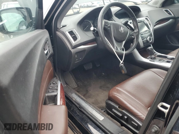 2015 Acura TLX with VIN 19UUB1F3XFA007514, listed as a Copart auction lot 47815015 with 187,197 mi miles and Salvage Title. Bid and sale history available at carsss.com. Image 8.