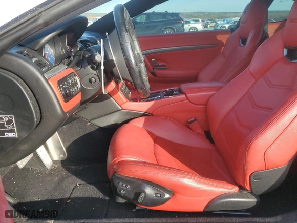 2016 Maserati GranTurismo MC with VIN ZAM45VLA0G0177478, listed as a Copart auction lot 78475284 with 0 mi miles and Salvage Title. Bid and sale history available at carsss.com. Image 7.