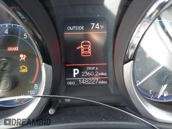 2014 Toyota Corolla L with VIN 5YFBURHE1EP063722, listed as a IAAI auction lot 42161425 with 148,227 mi miles and . Bid and sale history available at DreamBid. Image 7.