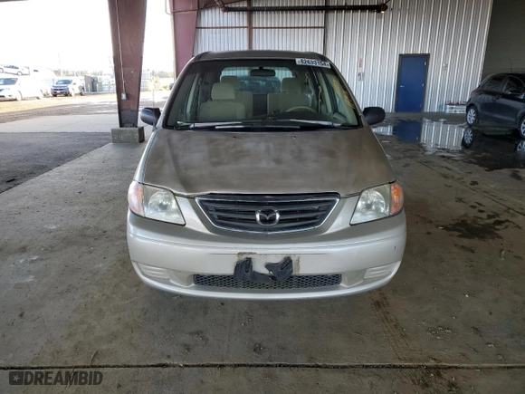 2000 Mazda MPV DX with VIN JM3LW28G8Y0142883, listed as a Copart auction lot 82633154 with 161,196 mi miles and Salvage Title. Bid and sale history available at carsss.com. Image 5.