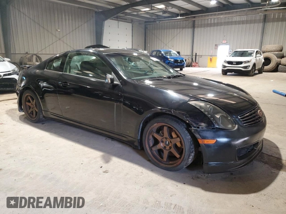 2004 Infiniti G35 w/Leather z VIN JNKCV54E04M801610, wystawiony jako Copart lot #45455485 z przebiegiem 162 732 mil mil oraz Szkoda całkowita • Salvage title. Historia ofert i sprzedaży dostępna na DreamBid. Obrazek 4.