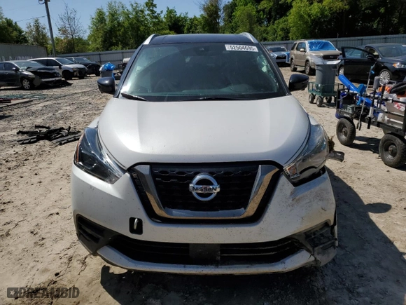2020 Nissan Kicks SR with VIN 3N1CP5DV6LL518474, listed as a Copart auction lot 52504695 with 95,482 mi miles and Salvage Title. Bid and sale history available at carsss.com. Image 5.