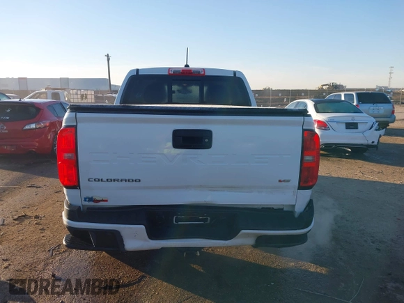 2021 Chevrolet Colorado 2WD LT with VIN 1GCGSCEN2M1190740, listed as a IAAI auction lot 41336807 with 45,968 mi miles. Bid and sale history available at carsss.com. Image 16.