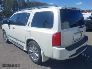2008 Infiniti QX56 with VIN 5N3AA08C68N911290, listed as a IAAI auction lot 41904029 with 199,488 mi miles. Bid and sale history available at carsss.com. Image 3.
