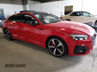 2023 Audi A5 Sportback S line Premium Plus with VIN WAUFACF53PA055491, listed as a Copart auction lot 63708803 with 1,755 mi miles. Bid and sale history available at carsss.com. Image 4.