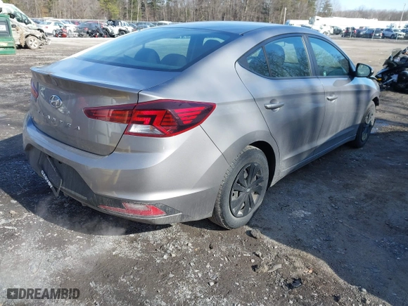 2020 Hyundai Elantra SE with VIN KMHD74LF1LU984434, listed as a IAAI auction lot 41754813 with 99,025 mi miles. Bid and sale history available at carsss.com. Image 4.