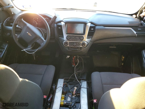 2019 Chevrolet Tahoe Commercial with VIN 1GNLCDEC1KR333554, listed as a Copart auction lot 81574464 with 0 mi miles and Salvage Title. Bid and sale history available at carsss.com. Image 8.