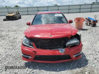 2014 Mercedes-Benz C 250 Sport with VIN WDDGF4HB8ER310433, listed as a Copart auction lot 59600615 with 73,189 mi miles and Salvage title. Bid and sale history available at DreamBid. Image 5.