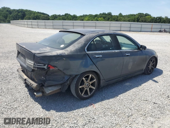 2004 Acura TSX w/Navigation with VIN JH4CL95984C027014, listed as a Copart auction lot 61915155 with 215,007 mi miles and Salvage title. Bid and sale history available at DreamBid. Image 3.