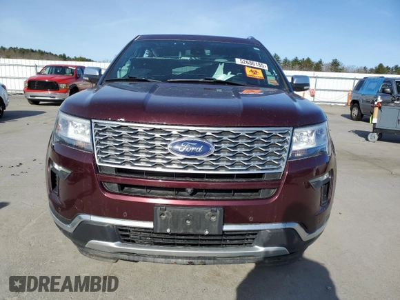 2019 Ford Explorer Platinum с VIN 1FM5K8HT9KGA01652, выставлен на аукционе Copart как лот 52686185 с пробегом Не указан миль и Списание • Salvage title. История ставок и продаж доступна на DreamBid. Изображение 5.