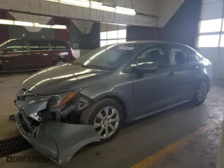 2021 Toyota Corolla LE with VIN 5YFEPMAE4MP217842, listed as a Copart auction lot 44954855 with 71,365 mi miles and Salvage Title. Bid and sale history available at carsss.com. Image 1.