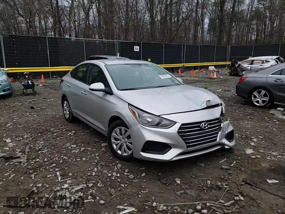 2019 Hyundai Accent SE with VIN 3KPC24A3XKE065374, listed as a Copart auction lot 59446053 with 50,555 mi miles. Bid and sale history available at carsss.com. Image 11.