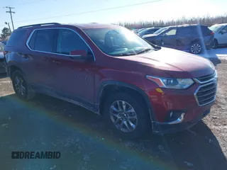 2019 Chevrolet Traverse LT Cloth with VIN 1GNEVGKW8KJ146605, listed as a IAAI auction lot 41437513 with 88,509 mi miles. Bid and sale history available at carsss.com. Image 1.